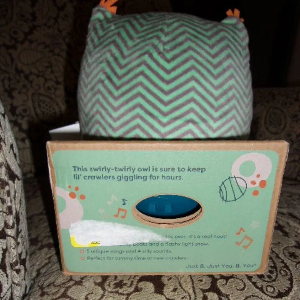 B. baby Roly-Poly Baby Toy Owl Be Back Sensory Development Toy New